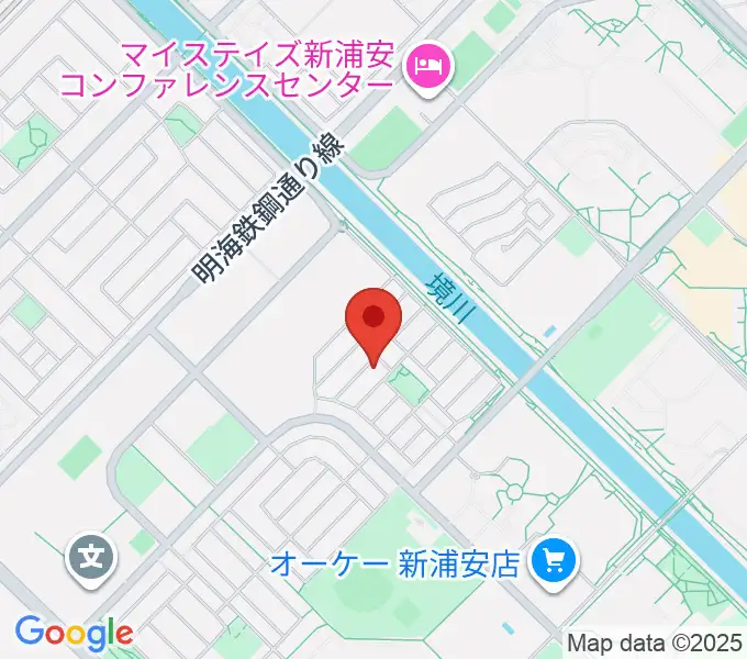 空、奏で　音楽教室の地図