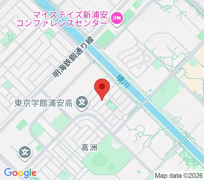 空、奏で　音楽教室の地図