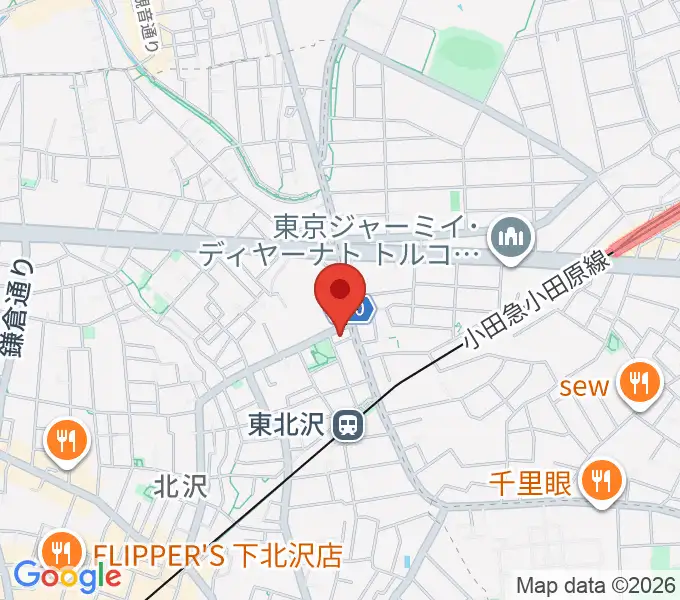 北沢三丁目スタジオの地図