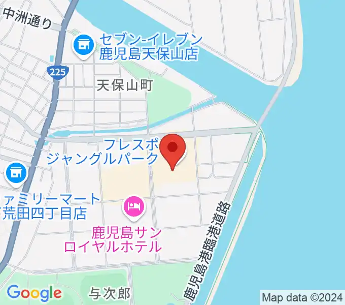 TOHOシネマズ与次郎の地図