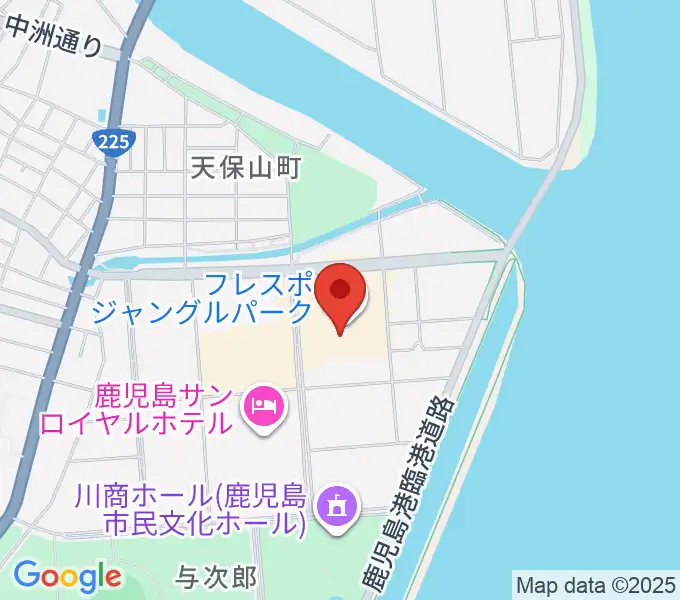 TOHOシネマズ与次郎の地図