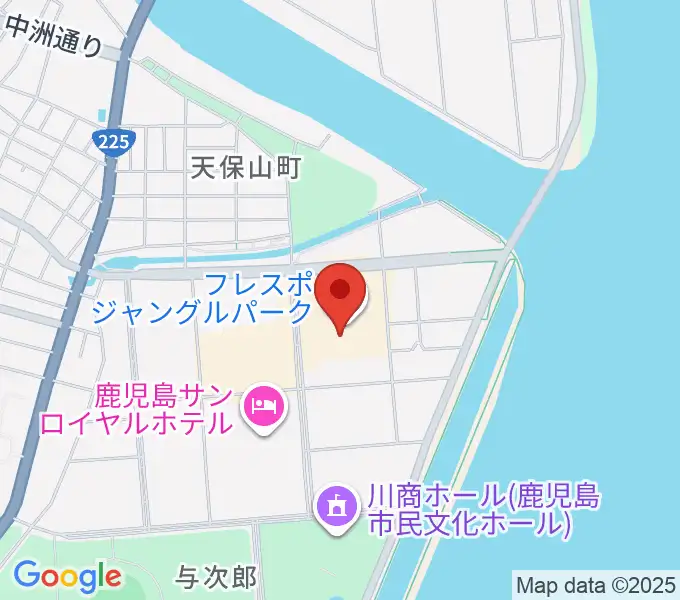 TOHOシネマズ与次郎の地図