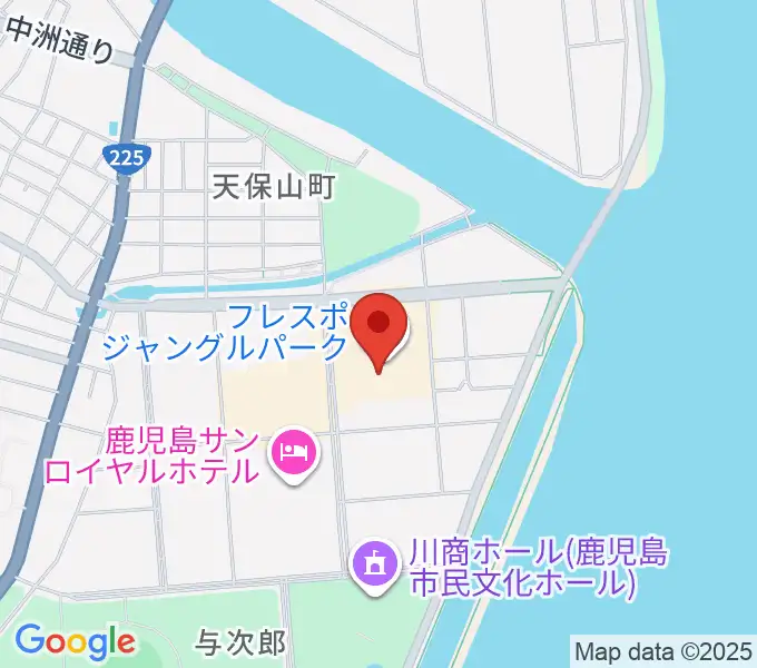 TOHOシネマズ与次郎の地図