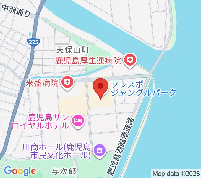 TOHOシネマズ与次郎の地図