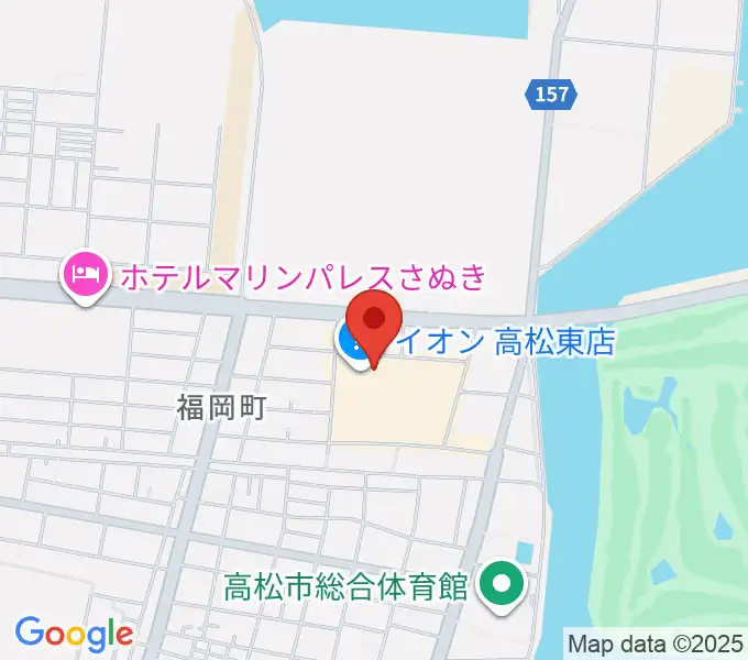 イオンシネマ高松東の地図