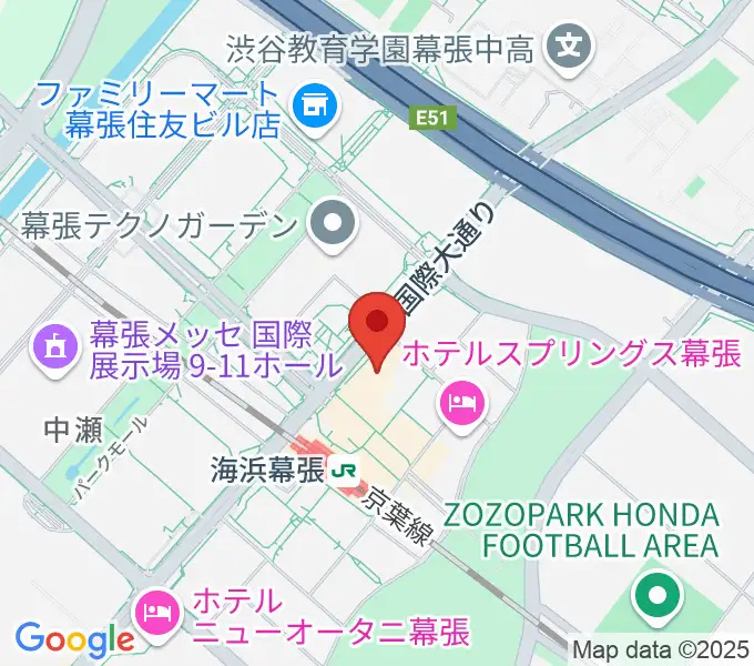 ユナイテッド・シネマ幕張の地図