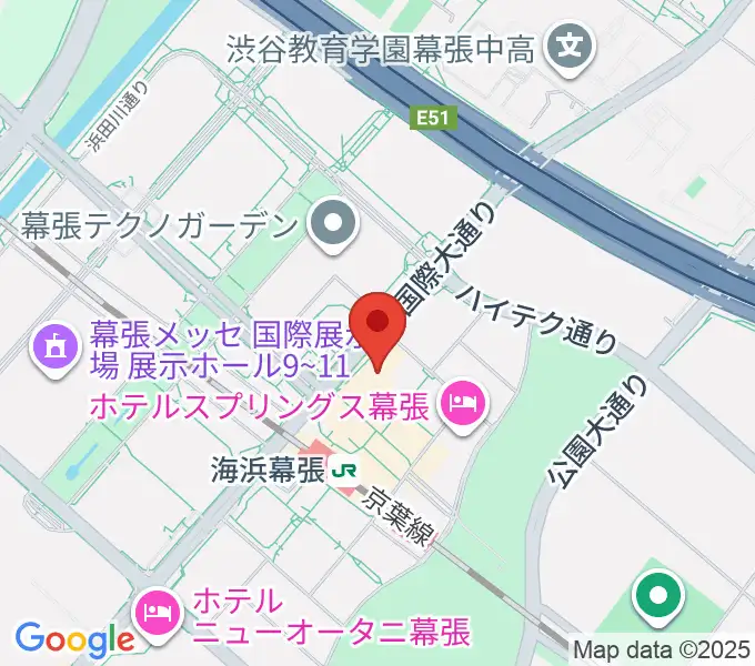 ユナイテッド・シネマ幕張の地図