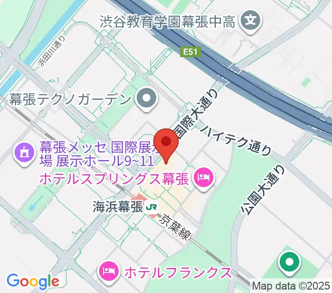 ユナイテッド・シネマ幕張の地図