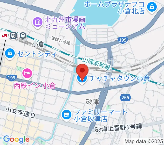 シネプレックス小倉の地図