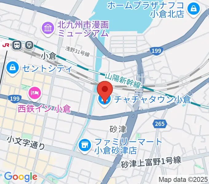 シネプレックス小倉の地図