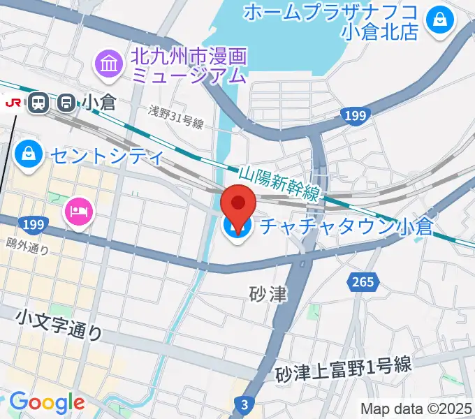 シネプレックス小倉の地図