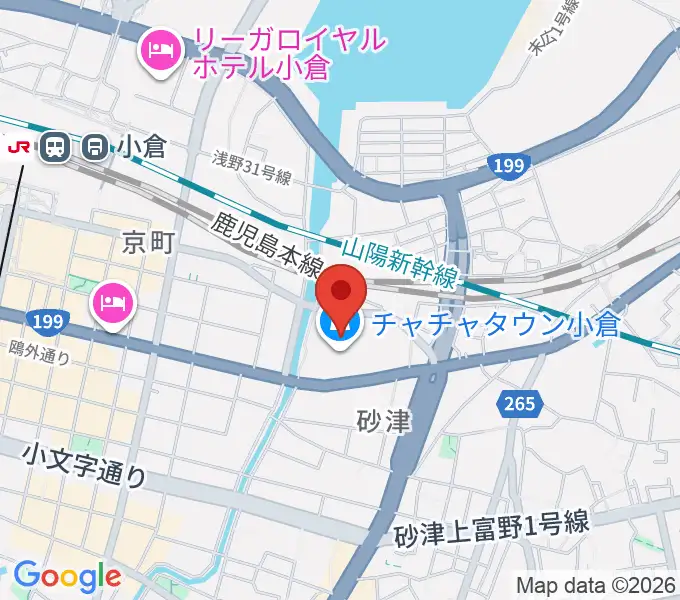 ローソン・ユナイテッドシネマ小倉の地図