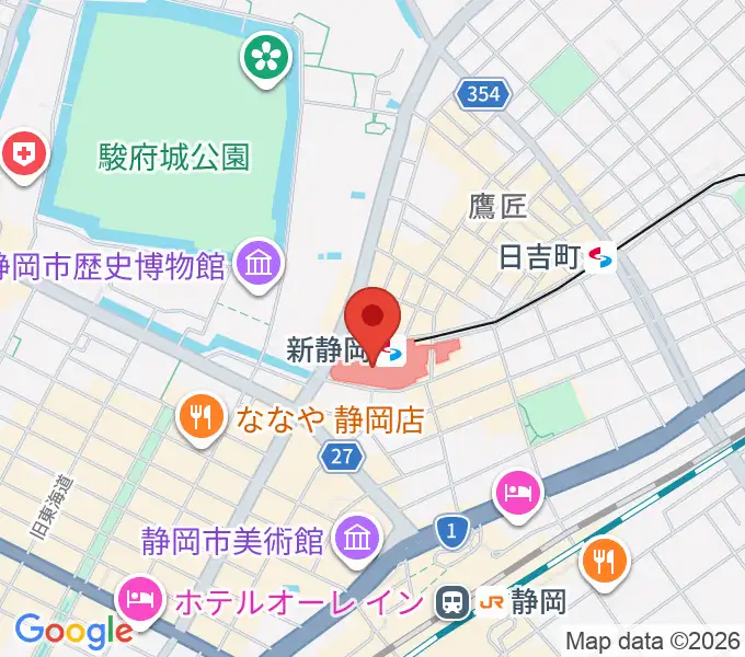 シネシティザートの地図