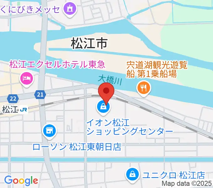 松江東宝5の地図