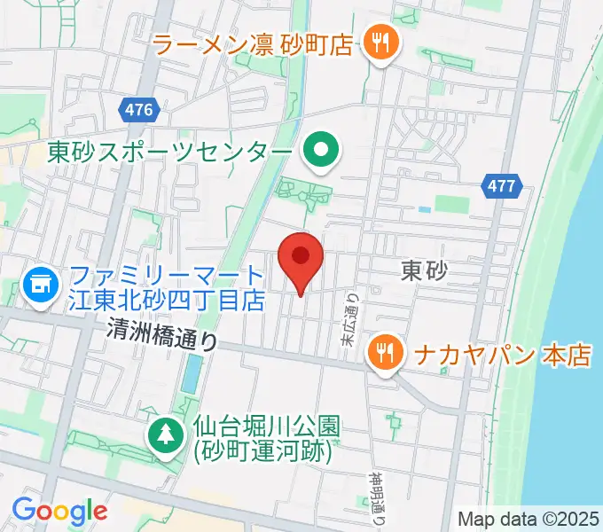 サンテクニカルの地図