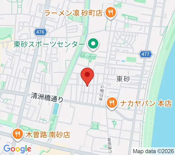 サンテクニカルの地図