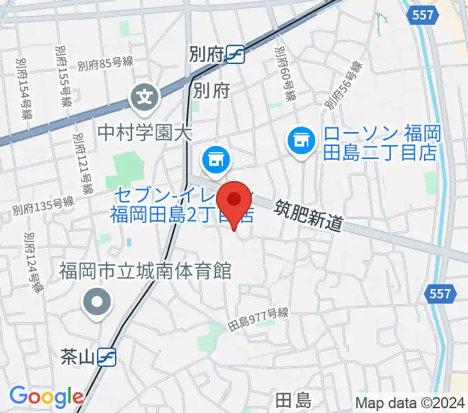 たさかピアノ教室の地図