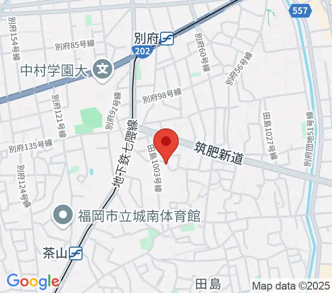 たさかピアノ教室の地図
