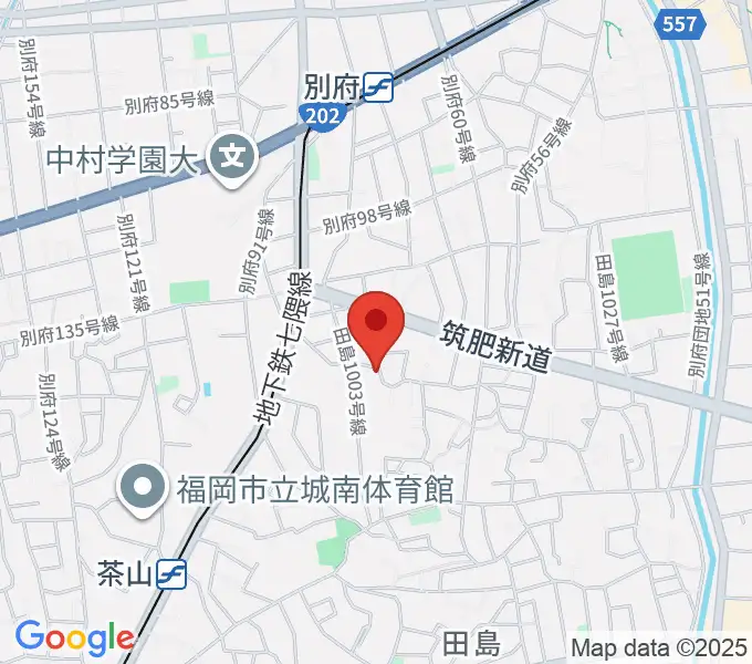 たさかピアノ教室の地図