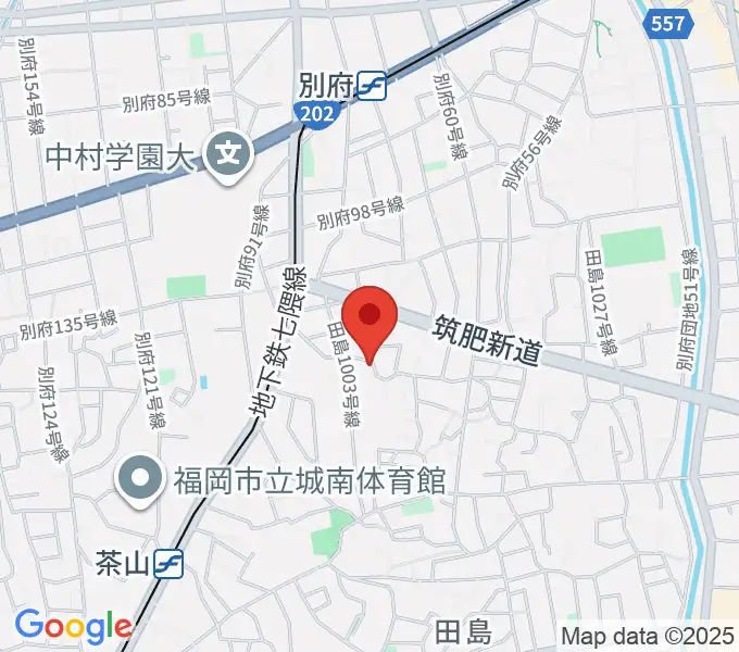 たさかピアノ教室の地図