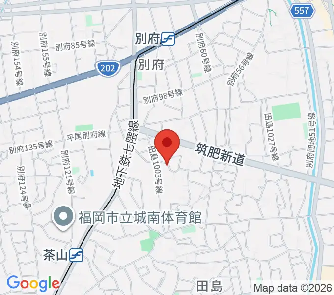 たさかピアノ教室の地図