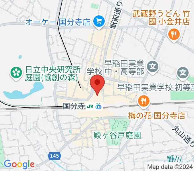 cocobunjiプラザ リオンホールの地図