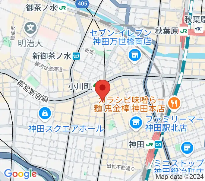 スタジオBPMの地図