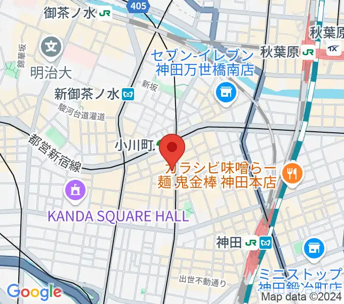 スタジオBPMの地図