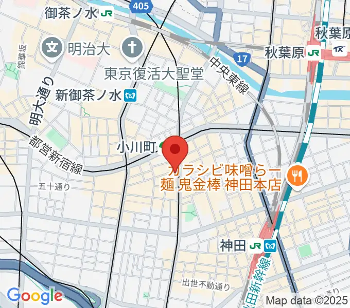 スタジオBPMの地図