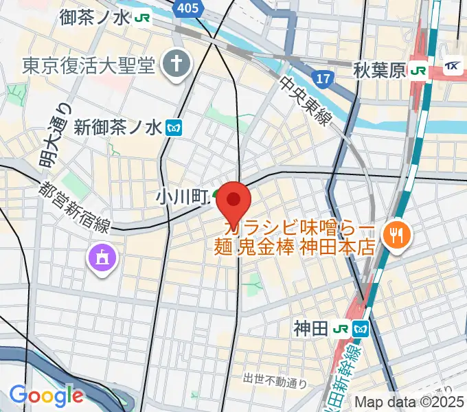 スタジオBPMの地図