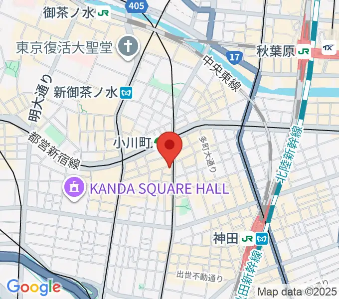 スタジオBPMの地図