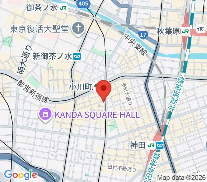 スタジオBPMの地図