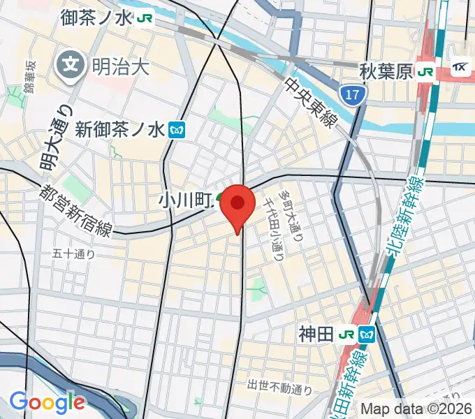 スタジオBPMの地図