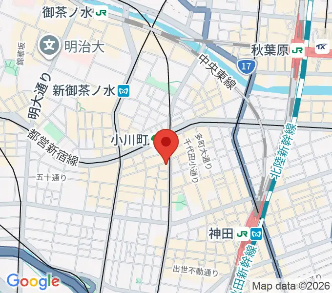 スタジオBPMの地図