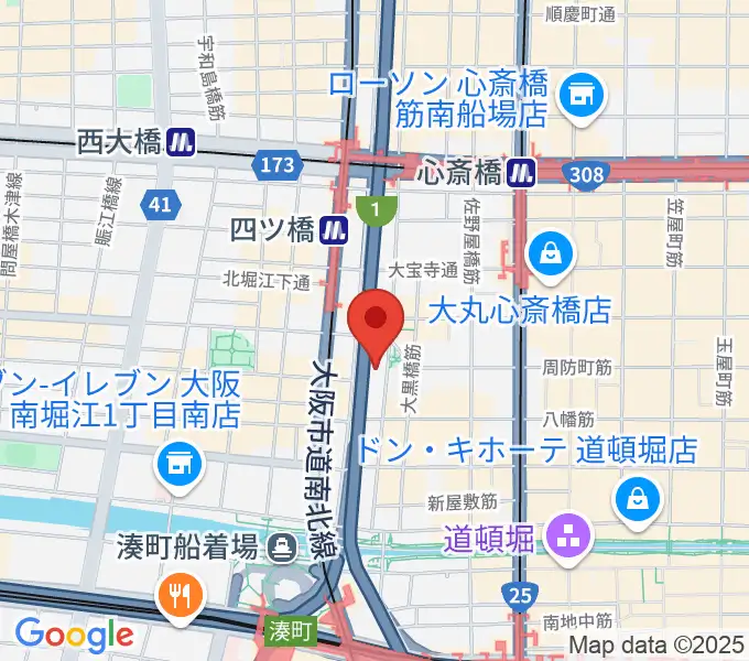 アメリカ村BEYONDの地図