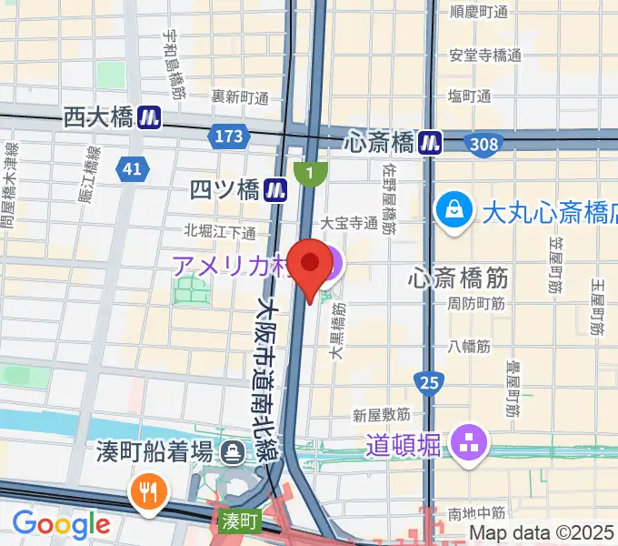 アメリカ村BEYONDの地図