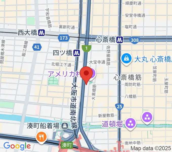 アメリカ村BEYONDの地図