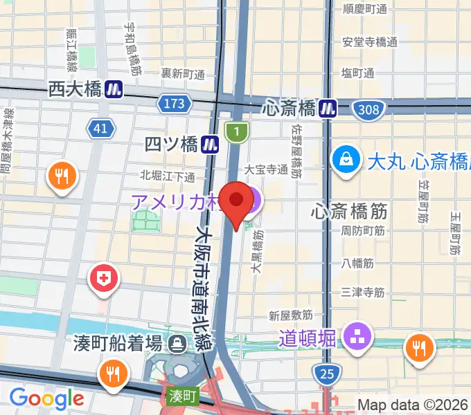 アメリカ村BEYONDの地図