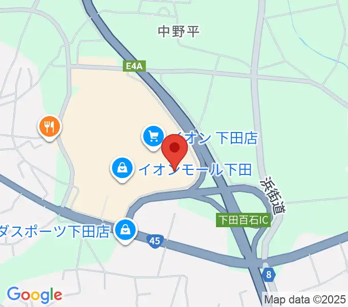 TOHOシネマズおいらせ下田の地図
