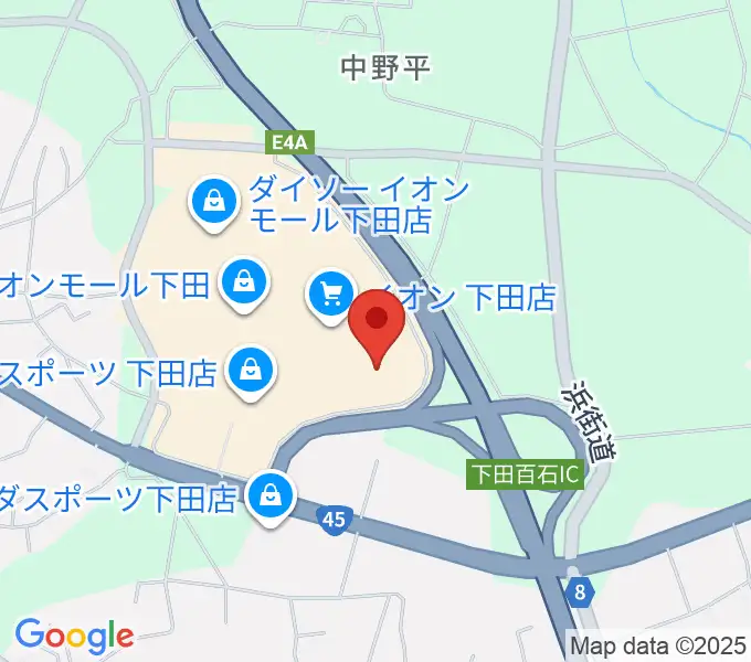 TOHOシネマズおいらせ下田の地図