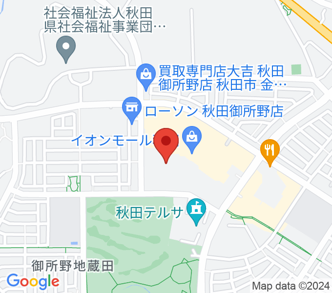 TOHOシネマズ秋田の場所