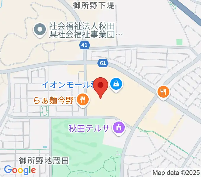 TOHOシネマズ秋田の地図