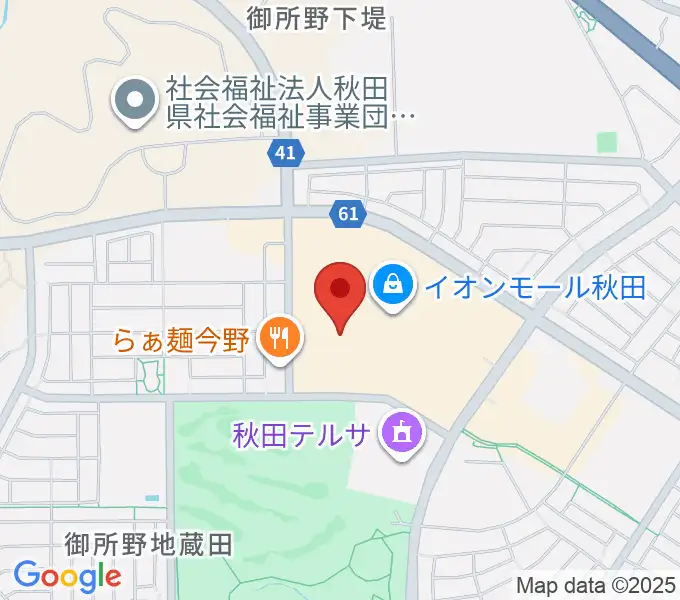 TOHOシネマズ秋田の地図