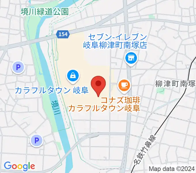 TOHOシネマズ岐阜の地図