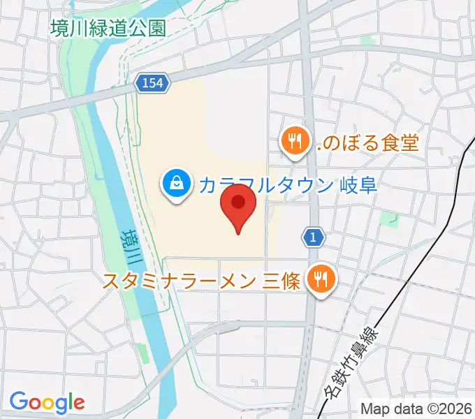 TOHOシネマズ岐阜の地図