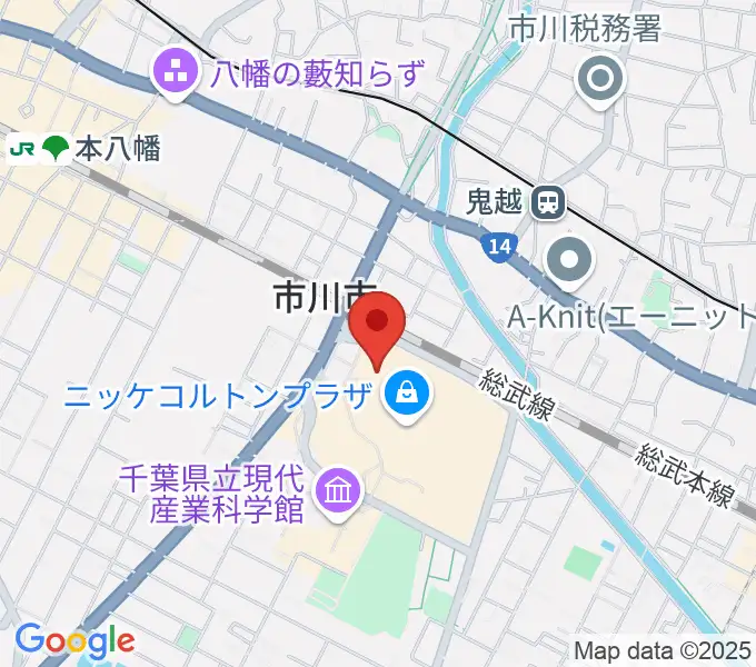 TOHOシネマズ市川コルトンプラザの地図