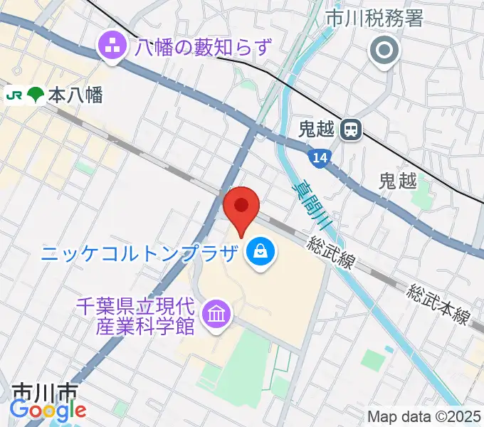 TOHOシネマズ市川コルトンプラザの地図
