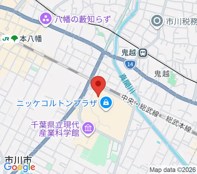 TOHOシネマズ市川コルトンプラザの地図