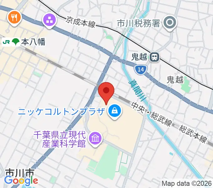 TOHOシネマズ市川コルトンプラザの地図