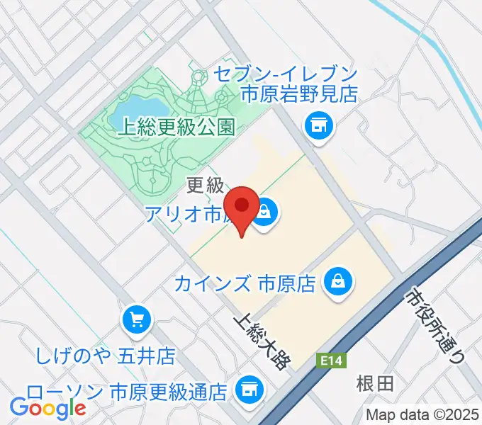 TOHOシネマズ市原の地図
